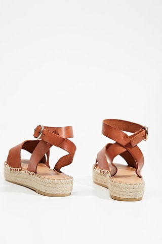 Sandalias de piel Rozenette - Camel