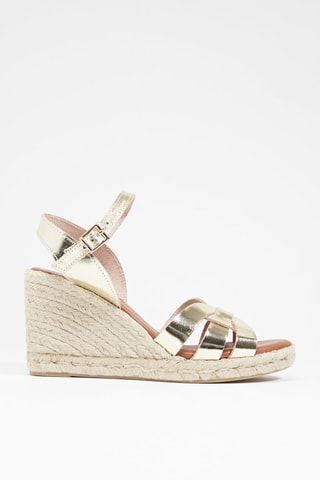 Sandalias de cuña Ibis - Dorado