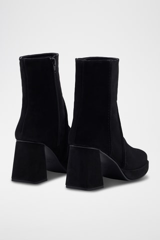 Botines de piel Lotenia - Negro