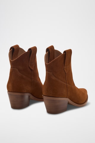 Botines de piel Mendocino - Marrón