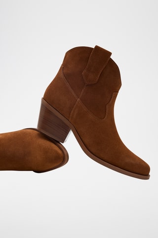 Botines de piel Mendocino - Marrón