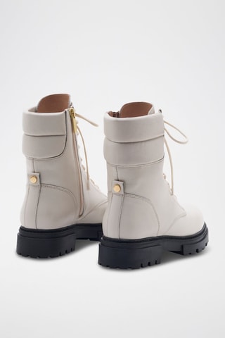 Botines de piel bovina Tataouine - Crudo