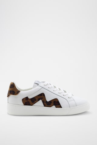 Zapatillas de piel Clelia - Blanco