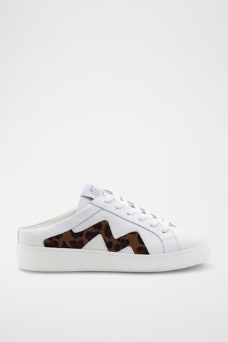 Zapatillas de piel Coline - Blanco