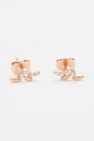 Puces Lola Or rose et diamants