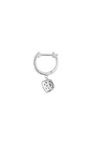 Créoles Quadra Or blanc et diamants