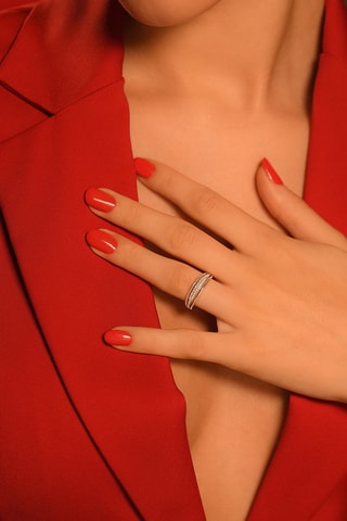 Ring Malia - Witgoud en Diamanten