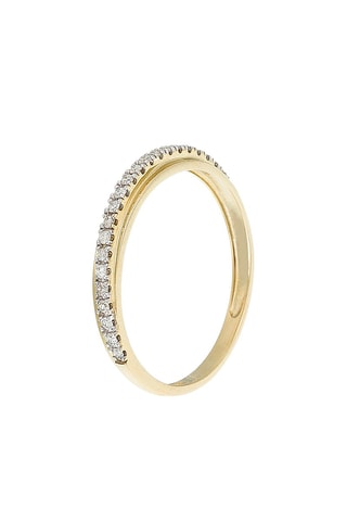 Trouwring Divine   Geelgoud en Diamanten