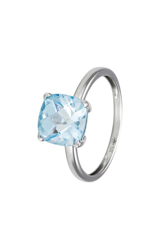 Ring Topaze Unique Witgoud en Topaas