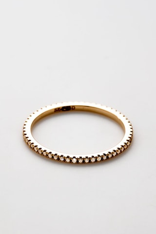 Trouwring Belle Alliance Tour Complet Geelgoud en Diamanten