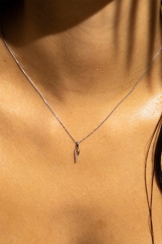 Pendentif Life - Or blanc et diamants