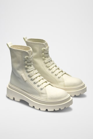 Botines 3051 ALPINA CANVAS - Blanco roto