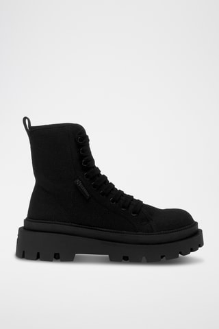 Botines 3051 ALPINA CANVAS - Negro