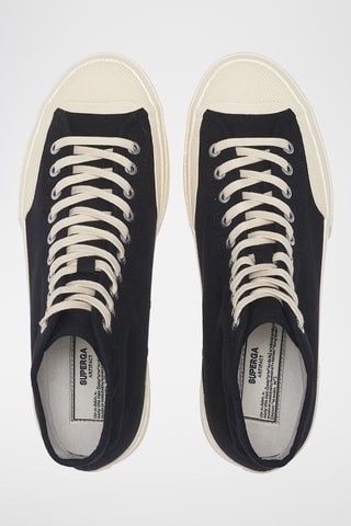 Zapatillas altas 2432 WORKS LOW CUT COTTON - Negro