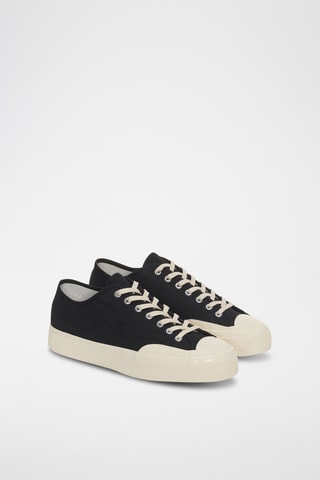 Zapatillas 2432 WORKS LOW CUT COTTON - Negro