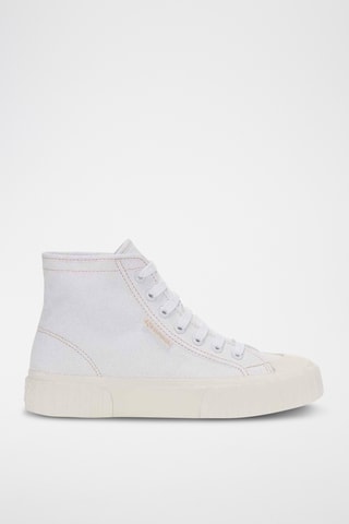 Zapatillas altas 2696-STRIPE - Blanco