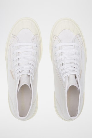 Zapatillas altas 2696-STRIPE - Blanco