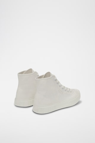 Zapatillas altas 2696-STRIPE SHINY GUM - Blanco