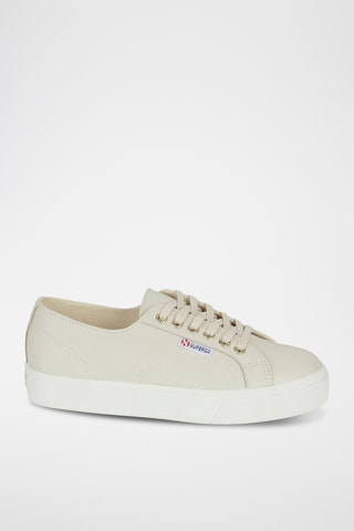 Zapatillas de piel con plataforma 2730 NAPPA - Beige