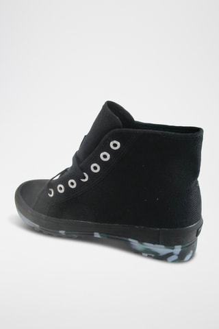 Zapatillas altas 2341-ALPINA MARBLEGUM COT - Negro