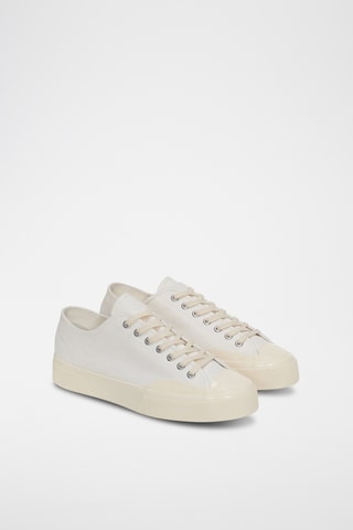 Zapatillas 2432 WORKS LOW CUT COTTON - Blanco roto