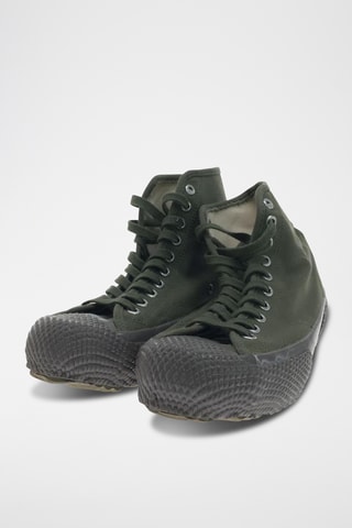 Zapatillas altas 2435-MS JAPANESE CANVAS - Caqui