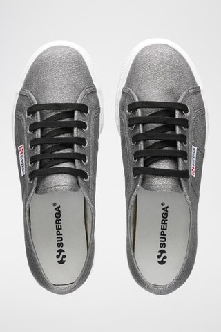 Zapatillas con plataforma 2730-LAME - Gris