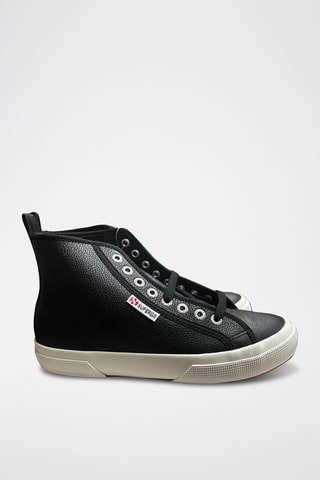 Zapatillas altas de piel 2750 MID TUMBLED LEATHER - Negro