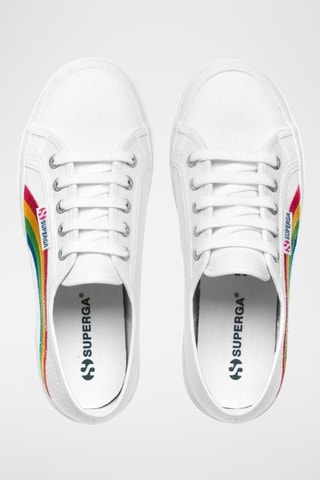 Zapatillas 2750-RAINBOW EMBROIDERY - Blanco