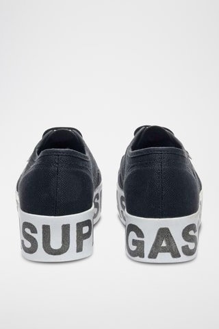 Zapatillas con plataforma 2790-COTW GLITTERLETTERIN - Negro