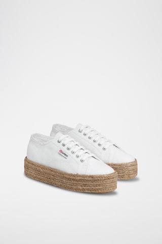 Zapatillas con plataforma 2790-ROPE - Blanco