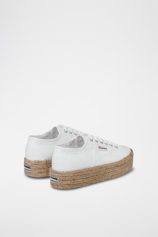 Zapatillas con plataforma 2790-ROPE - Blanco