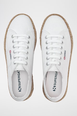 Zapatillas con plataforma 2790-ROPE - Blanco