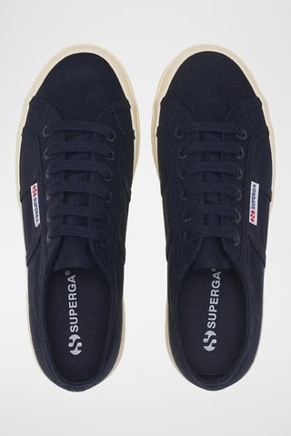 Zapatillas con plataforma 2740 LINEN - Azul marino