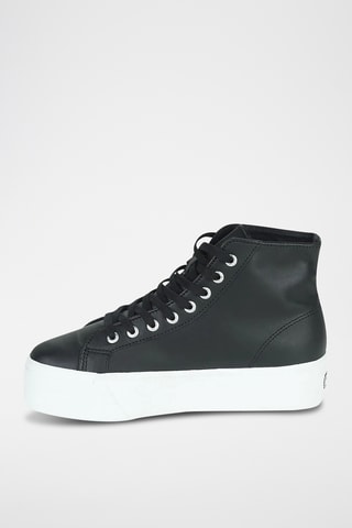 Zapatillas altas de piel 2705-HI TOP NAPPA - Negro
