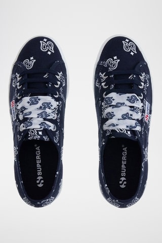 Zapatillas con plataforma 2790-BANDANA - Azul marino