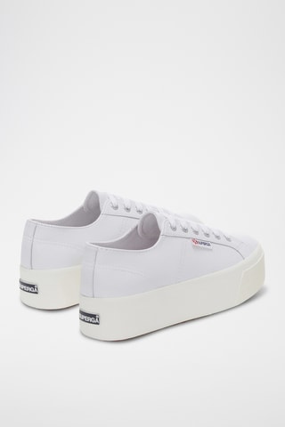 Zapatillas de piel con plataforma 2790 NAPPA - Blanco