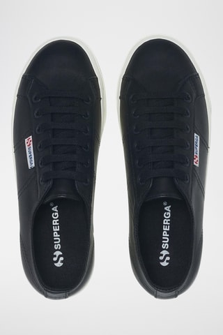 Zapatillas de piel con plataforma 2790 NAPPA - Negro