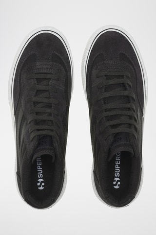 Zapatillas altas de piel 3141 REVOLLEY MID PLATFOR - Negro