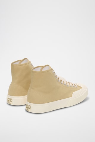 Zapatillas altas 2432 WORKS LOW CUT COTTON - Beige