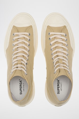 Zapatillas altas 2432 WORKS LOW CUT COTTON - Beige