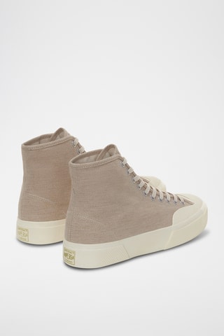 Zapatillas altas 2433 SALT PEPPER - Beige