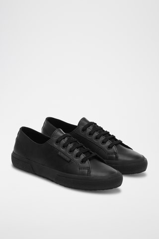 Zapatillas de piel 2750-NAPLNGCOTU - Negro
