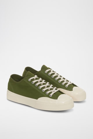 Zapatillas 2432 WORKS LOW CUT COTTON - Verde