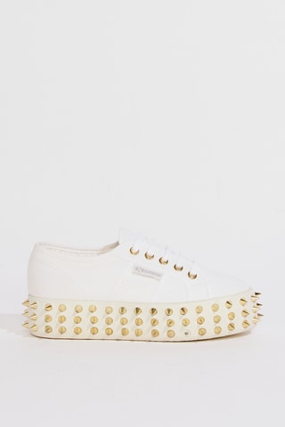 Tenis con plataforma - Blanco