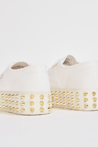Tenis con plataforma - Blanco
