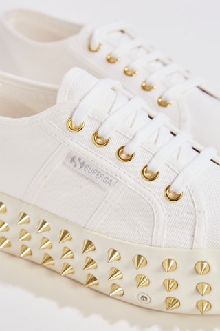 Tenis con plataforma - Blanco