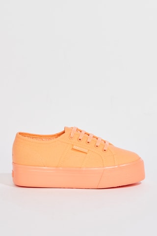 Tenis con plataforma - Naranja