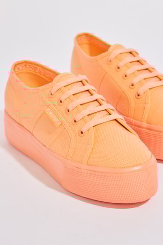 Tenis con plataforma - Naranja