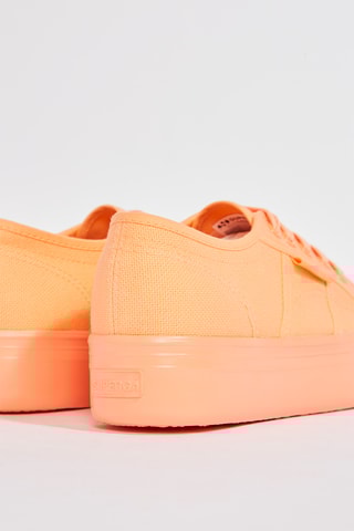 Tenis con plataforma - Naranja